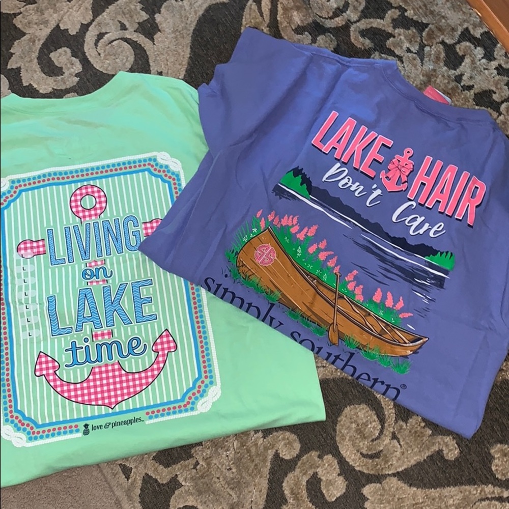 two lake life shirts